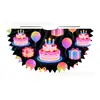 Roupas Personalizadas de Bolo de Aniversário para Meninos e Meninas de Todas as Idades, com uma Vibe Festiva de Festa de Aniversário, Apresentando uma Capa Pequena com Amarração