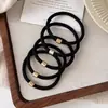 Goma para el Cabello para Mujer 2026 Nuevo Modelo Gama Alta Simple Retro Banda de Goma Diadema Alta Elasticidad Duradera Cuerda para el Cabello Accesorio para el Cabello