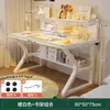 Escritorio de computadora para uso doméstico, escritorio de dormitorio, mesa para casa de alquiler, escritorio simple para escribir y estudiar para estudiantes, escritorio de oficina