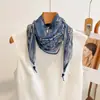 Pañuelo Paisley Vintage en Forma de Diamante para Mujer, Estilo de Nicho, Accesorio de Moda de Alta Gama para el Cuello, Bufanda, Pañuelo Pequeño, Cinta para el Cabello