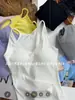 Camisole Clássica Costurada com Gola U, Ajuste ao Corpo e Bojos Fixos Embutidos, Top para Usar por Baixo 3120