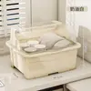 2024 Escurridor de Fregadero Tipo Cajón Doble Bandeja de Agua Volteo 90 grados Grado Alimenticio PP Escurridor de Gabinete para Platos