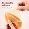 Novo produto transfronteiriço: Fita adesiva para seios sólida e sem costura, push-up, antiderrapante, invisível, sem alças, autoadesiva, almofadas de silicone para seios anti-queda para seios grandes