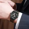 Relógio Marca McyKcy Masculino Business Luminoso À Prova D'água Calendário Duplo Relógio Fashion Relógio de Quartzo Atacado Transfronteiriço Prata