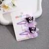 Pinza de Malla con Mariposa para Niñas Bebés, Pinza Lateral para el Cabello, Pinza para Flequillo, Pinza que No Daña el Cabello, Accesorio para el Cabello