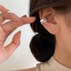 Presilhas de Orelha Largas em Formato de Cruz Estilo Europeu e Americano 2026 Coração Trançado Multicamadas Zircônia Ear Cuff Sem Furo na Orelha