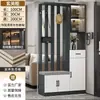 Armário de Entrada Moderno Simples Armário de Sapato para Hall de Entrada Tela de Entrada Integrada para Apartamento Pequeno Uso Doméstico Divisória de Corredor de Luxo Leve Armário de Vinho