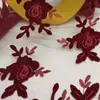 Bordado plano novo outono e inverno vestido cheongsam tecido bordado aplique de mancha bordado tecido bordado