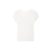 Atacado de roupas femininas transfronteiriças 2026 primavera novo moda estilo europeu e americano simples gola redonda cor sólida canelado manga curta blusa de tricô