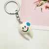 Chaveiro Criativo de Rosto Sorridente com Dentes Resina Acessórios Pingente Personalizado para Sacola de Presente Atividades Presente Atacado