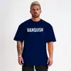 Nova Camiseta Esportiva Fitness Manga Curta Tamanho Grande Estilo Hip-Hop Europeu e Americano da Amazon Masculina para Corrida Casual Exercício Dropshipping