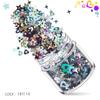 Estrella de Cinco Puntas Corazón Mixto 12 Colores Pegamento para Uñas Pegamento para Uñas Set de Pegamento para Uñas Joyería para Uñas Sticker para Uñas