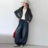Conjunto de Outono 2026 para Meninas Nova Moda Casual Estilo Coreano Conjunto de Duas Peças para Crianças Maiores com Design Único