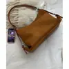Bolso Casual de Axila para Mujer 2025 Otoño Nuevo Bolso Tote de Gamuza de Gran Capacidad Bolso de Hombro Simple de Moda