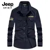 Chaqueta Camisa de Manga Larga de Negocios Holgada Talla Grande Estilo Nuevo Primavera y Otoño Chaqueta para Hombre Cuello Alto Ropa para Hombre