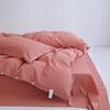 Conjunto de Quatro Peças de Algodão Tingido em Fio Penteado Sirospun Algodão Lavado 4 Capas de Edredom de Algodão Lençol de Cama Roupa de Cama de Alta Qualidade para Casa de Temporada