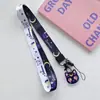 Suporte de cartão Xiaoxin Maruko cordão conjunto de certificados de casal pulseira corrente de celular de tecido cordão de celular com suporte de pescoço drop-down