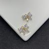 Pingente de Laço com Borda de Cobre Banhado a Ouro 14K que Preserva a Cor, Pingente de Borboleta de Zircônia, Acessórios de Joalheria DIY, Materiais para Artesanato