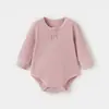 Mamelucos Personalizados para Bebé, Fábrica Mayorista de Ropa Infantil, Mamelucos Suaves de Modal con Mangas Largas para Bebé