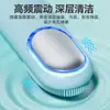 Instrumento de Limpieza Facial Nuevo Transfronterizo Masajeador Facial Ultrasónico Silicona Eléctrico para el Hogar Impermeable Compresa Caliente y Fría Artefacto de Limpieza Facial