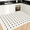 Alfombrillas de Cocina Francesas Transfronterizas Son Anti-Suciedad, Limpiables, Antideslizantes, a Prueba de Aceite e Impermeables Alfombrillas de Piso de PVC. El Fabricante Personaliza una Muestra