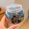 Ligas para el Cabello para Niños y Adultos, Bandas de Cabello Coloridas de Alta Elasticidad, Accesorios Versátiles para el Cabello