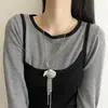 Collar de Verano con Diseño Único Transfronterizo de Conchas y Caracolas con Borlas, Estilo Vacacional, Versátil y Elegante de Gama Alta de Nicho