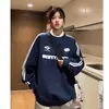 Moletom de Nicho Estilo Americano para Casal, Dropshipping para Mulheres, Novo Estilo Primavera e Outono 2026, Gola Redonda, Caimento Solto, Jaqueta Oversized