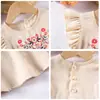 Venta Caliente en el Extranjero Vestido de Verano con Estampado para Niña Vestido Casual Dulce de Manga Volante para Bebé Sencillo Versátil Moderno