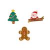 Broche de Navidad Dibujo Animado Metal con Goteo de Aceite Insignia Decoraciones Navideñas Hombre Mayor Árbol Alce Campana Hebilla Pin Accesorios