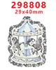 Accesorios Acrílicos de Dibujos Animados con Purpurina Transfronterizos Accesorios de Joyería DIY de Resina Parche Pasador Pasador Gt-Y-293670