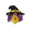 Broche Halloween Luminoso Exagerado Transfronterizo Divertido LED Dibujos Animados Fantasma Murciélago Cabeza de Calabaza Insignia Accesorios de Disfraz