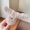 Pinza para el Cabello de Tiburón de Felpa Acrílica de Alta Gama Pinza Grande Accesorios para el Cabello de Mujer Volumen del Cabello Múltiples Capas Melena de Cabello Pinza para el Cabello