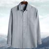 Camisa de manga corta de verano para hombres de mediana edad y ancianos, top holgado con solapa, fina, talla grande de abuelo para mediana edad y ancianos