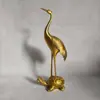 Enfeites de Garça de Latão, Garça de Latão, Tartaruga, Tartaruga da Longevidade e Longa Vida, Decorações para Mesa de Casa, Presentes de Aniversário, Saudações de Aniversário