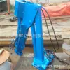 Maquinaria Shengda Camión Modificado Grúa Hidráulica Montada en Camión Grúa Hidráulica Marina Equipo de Elevación Hidráulico de Brazo Único