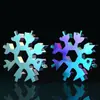 Chave Multifuncional de Floco de Neve, Aço de Alto Carbono, Ferramenta Universal e Conveniente Finger Gyro, Ferramenta Hexagonal 23 em 1