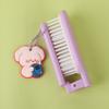 Lindo Peine Pequeño Plegable de Dibujos Animados Mini Dientes Suaves de Bolsillo Portátil Peine de Peluquería Peine para Flequillo de Niña