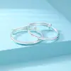 Pulsera Infantil Pacífica y Alegre para Niños y Niñas, Plata Pura 9999 Plata de Ley, Anillo Liso Sólido de Luna Llena Pulsera de Empuje y Tracción Regalo