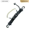 Cuerda Antiperdida para Buceo, Cuerda Antiperdida para Herramientas de Aguas Profundas, Cuerda Multifuncional Elástica Telescópica, Extensible 1.5m Adecuada para Buceo Libre