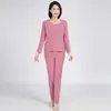 Grasa M200 kg 300 kg talla grande talla grande traje de ropa interior térmica de doble cara de terciopelo top pantalón de palillo