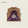 Pieza de 2.5 kgTops de otoño para niñas, suéteres de punto para niños, suéteres tipo pullover holgados para niños, capas base para bebés