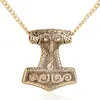 Transfronterizo WISH Amazon Accesorios Europeos y Americanos Acero Inoxidable Martillo de Trueno Colgante Serie de Amuletos Piratas Collar