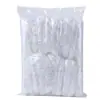 100 Mangas Transparentes de Plástico Grueso, Desechables, Impermeables y Resistentes a Manchas para Cocina, Hogar y Trabajo para Adultos