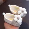 Sapatos de Bebê Primavera e Outono Sapatos e Meias para Bebês Meninas de Poucos Meses Sapatos de Algodão Respiráveis de Peça Única Sapatos Impermeáveis para Crianças Pequenas