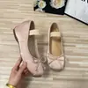 Mocassins Femininos Baixos Estilo Retrô Francês 2026 Novo Outono Academia Laço Sapatilhas de Ballet Mary Janes