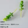 Serie de colores frescos y claros plantas suculentas de flocado simulado plantas verdes decoración del hogar combinación de mini adornos plantas en maceta artificiales