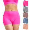 Shorts de Seguridad para Mujer, Tallas Grandes, Calzoncillos tipo Boxer Invisibles, Delgados Anti-Exposición, Se Pueden Usar por Fuera, Levanta Glúteos, Cintura Media, Pantalones de Cuatro Esquinas