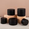 Ponto 30/50/120/150g caixa de pote plástico latas embalado individualmente 100g frasco de creme preto fosco