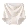 Pantalones de maternidad de tiro alto para mujer, hechos de algodón puro, Clase A, con soporte extendido en la entrepierna, sin costuras, corte holgado, adecuados para el principio, la mitad y el final del embarazo